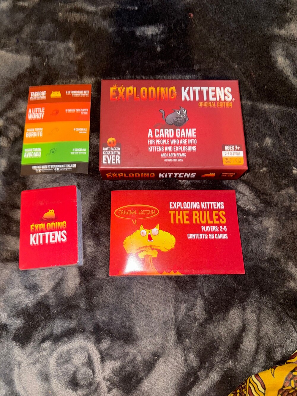 Games | Exploding Kittens Original Edition Card Game 25 Players Ages 7 ...